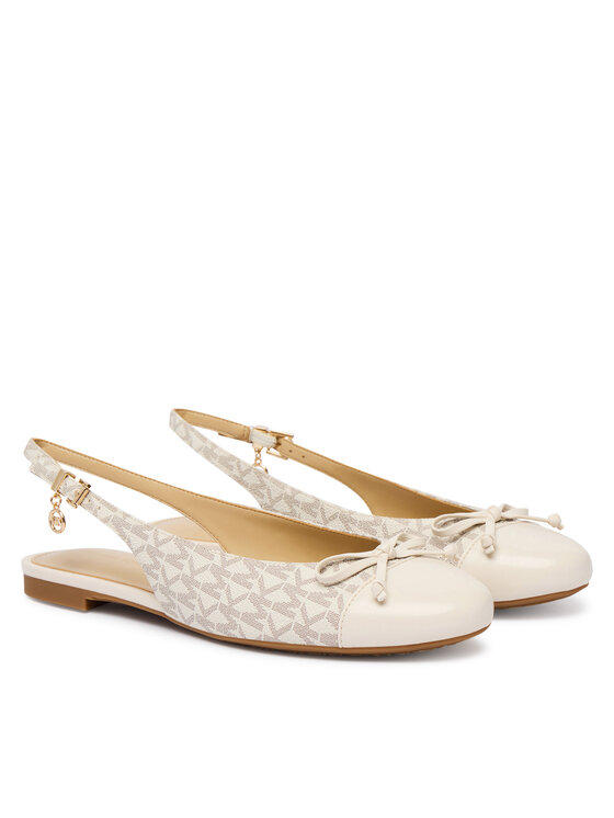MICHAEL Michael Kors Балетки MICHAEL Michael Kors Piper 40S6PIFP1B Кремовий