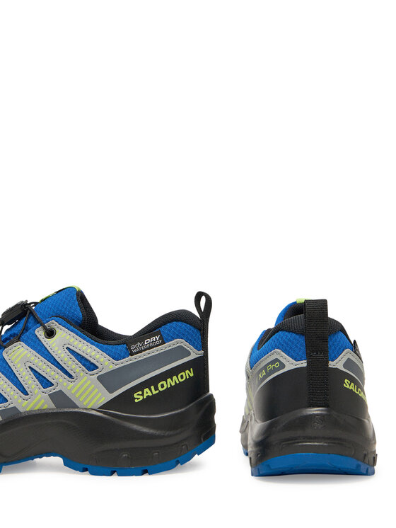 Salomon Trekingová obuv Salomon Xa Pro V8 Waterproof L47729600 Modrá