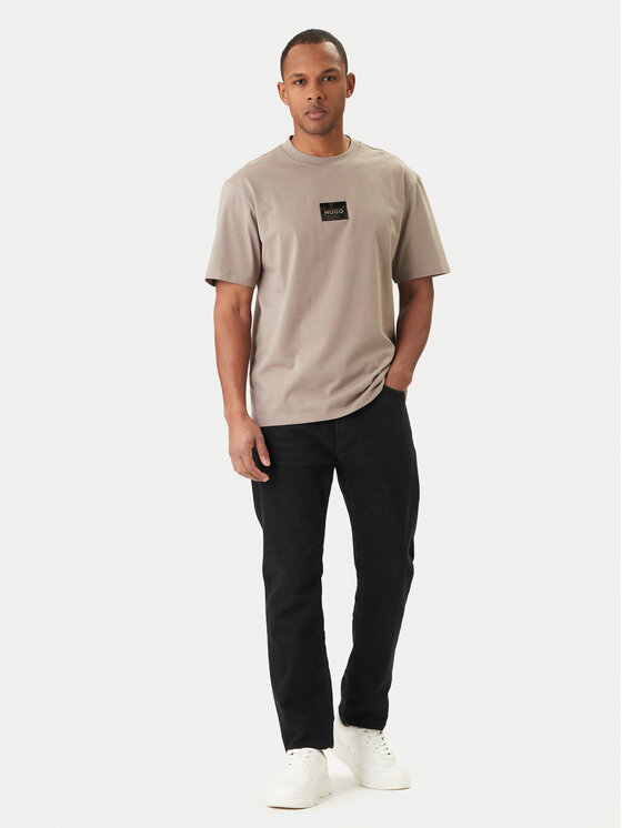 HUGO HUGO Camiseta Dumeon 50557445 Beis Regular Fit