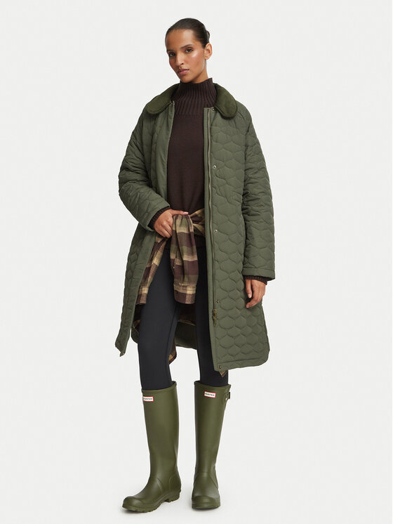 Hunter Hunter Átmeneti kabát HARW0002262 Khaki Regular Fit