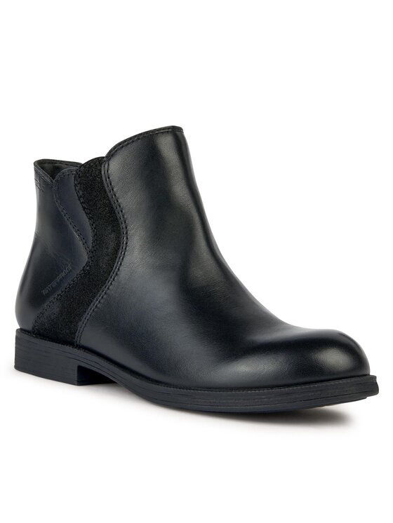 Geox Čizme Geox J Agata Girl Wpf J36HZA 04377 C9999 D Crna