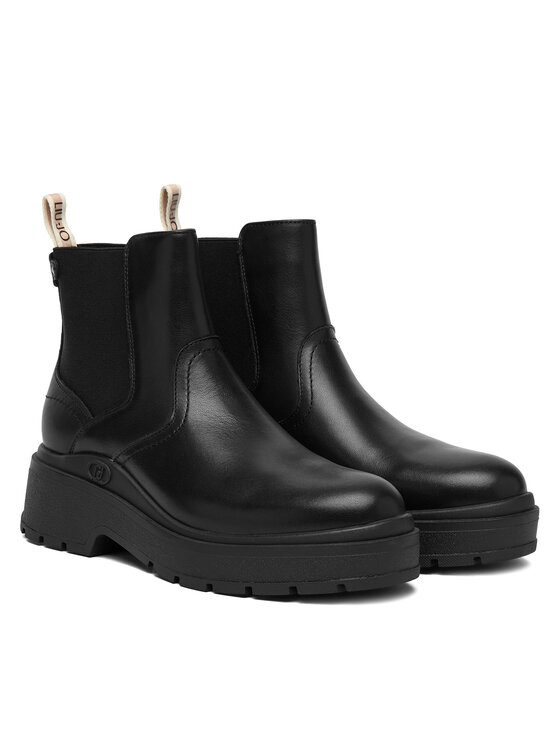 Liu Jo Kotníková obuv s elastickým prvkem Liu Jo Andrea 01 SF5093 P0102 Černá