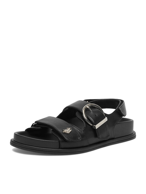 U.S. Polo Assn. Босоніжки U.S. Polo Assn. EO-EDITH001W/6Y1 Чорний