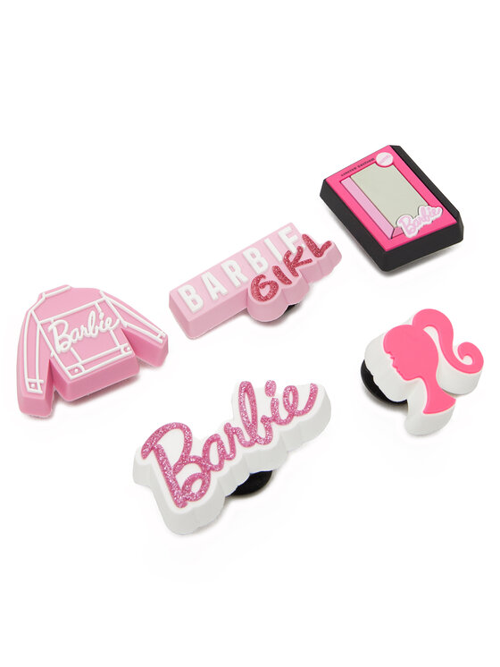 Crocs Прикраса для взуття Crocs BARBIE 5 PACK 10012070 5 PACK Рожевий