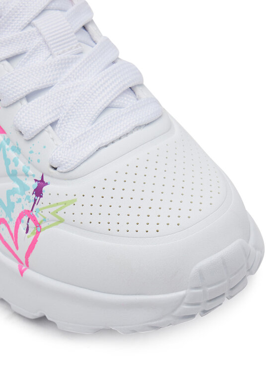Skechers Sneakers Skechers Uno Lite - My Drip 310391L/WMN Bianco