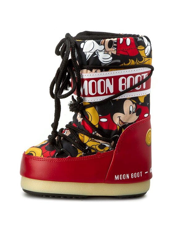 Moon Boot Sniega zābaki Moon Boot Jr Mickey 34000600001 Rosso/Nero