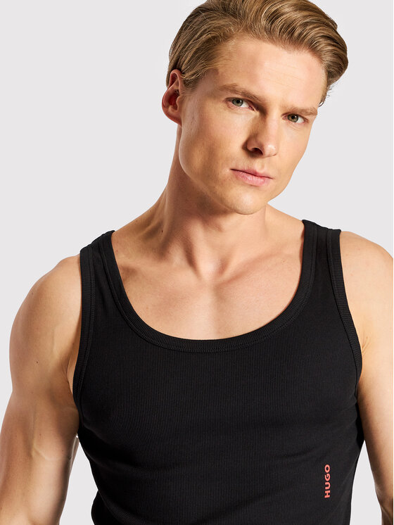 HUGO HUGO Set di canotte 50469778 Nero Slim Fit