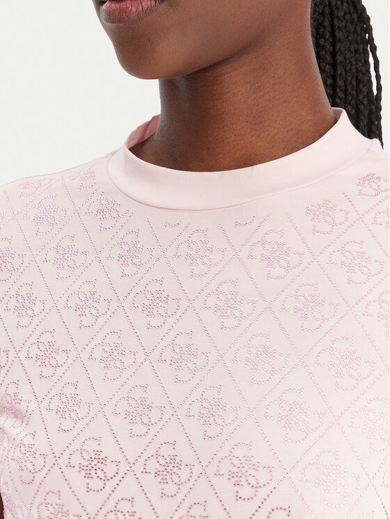 Guess Guess Camiseta W4BI26 J1314 Rosa Regular Fit
