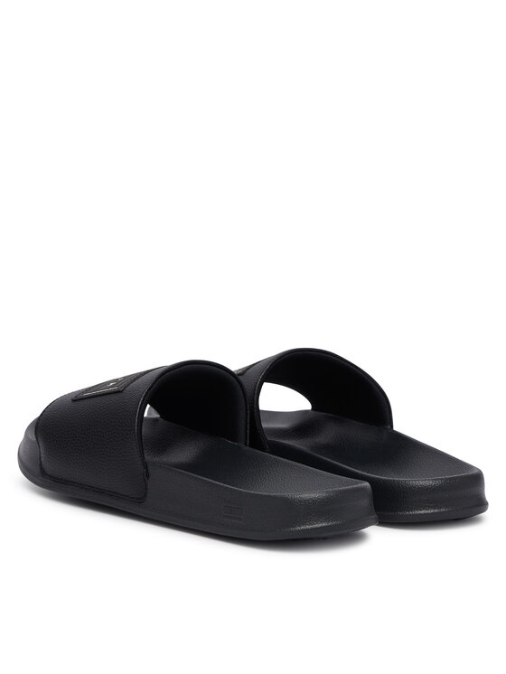 Tommy Hilfiger Nazouváky Tommy Hilfiger Patch Pool Slide FM0FM06008 Černá