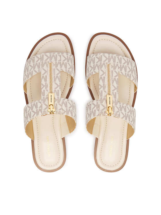 MICHAEL Michael Kors Шльопанці MICHAEL Michael Kors Berkley Flat 40S6BRFS1B Écru