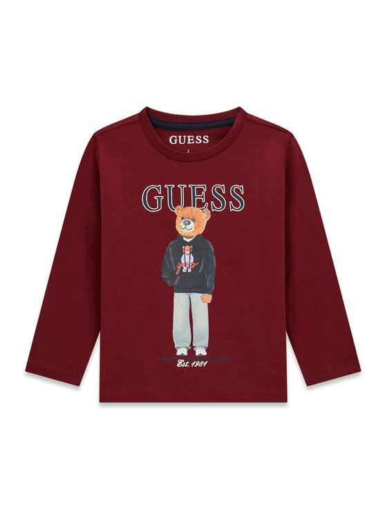 Guess Guess Blusa N6YI06 K3794 Guinda/burdeos Regular Fit
