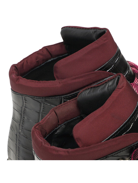 PINKO Trapper stila apavi Pinko Zenzero Scarpa AI 22-23 BLKS1 1H2134 A07K Melns