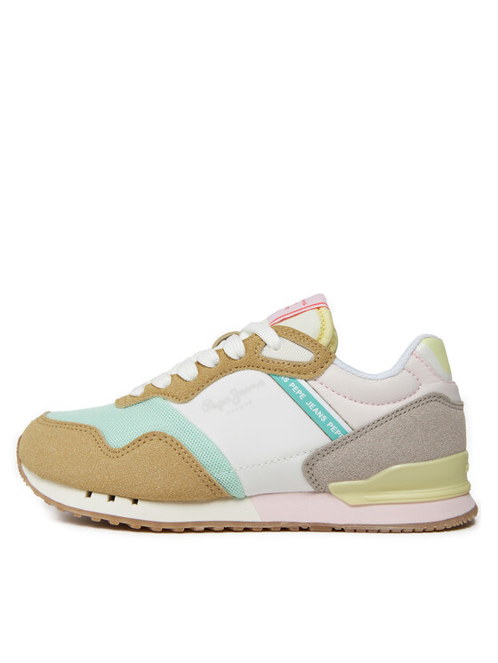 Pepe Jeans Снікерcи Pepe Jeans London Urban G PGS40002 Бежевий