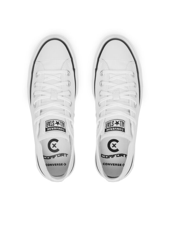 Converse Plátenky Converse Chuck Taylor All Star Lift Double Stack Platform A15491C Biela