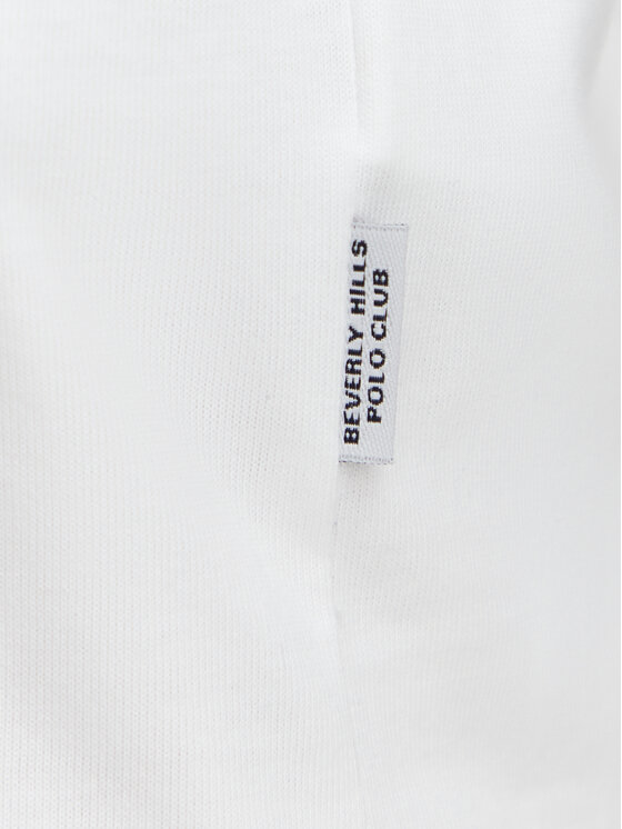 Beverly Hills Polo Club Beverly Hills Polo Club Camiseta P-SS26W-TS085 Blanco Regular Fit