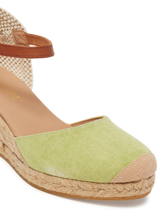 Genuins Еспадрильї Genuins Carina Canvas G106388 Зелений