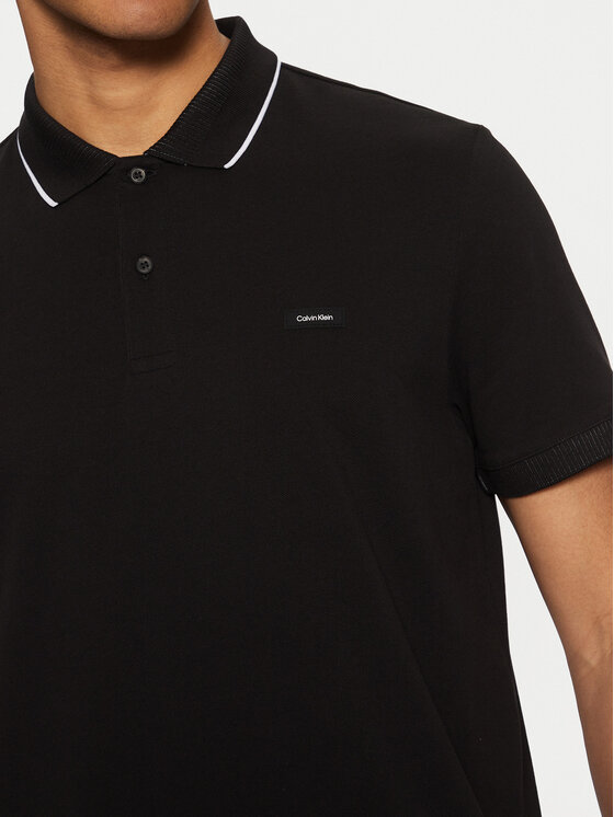 Calvin Klein Calvin Klein Polo majica K10K114141 Črna Regular Fit