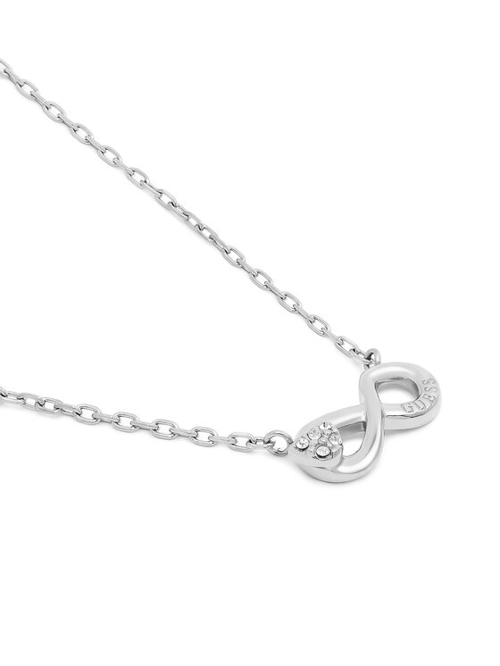 Guess Naszyjnik Guess JUBN06 047JW Srebrny