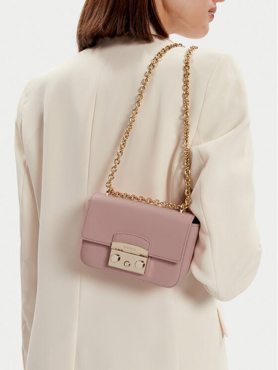 Furla Geantă Furla Metropolis Mini Crossbody WB00828-AX0733-ALB00-1007 Roz