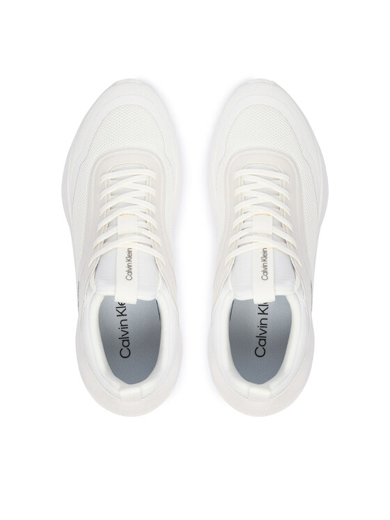 Calvin Klein Sneakersy Calvin Klein Light Eva Run Laceup Sock Jelly HW0HW03434 Biały