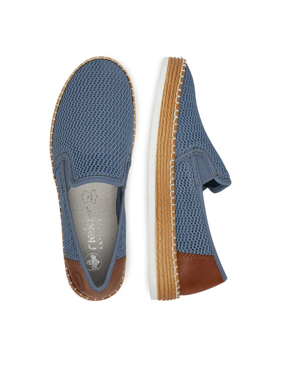 Rieker Pantofi Rieker L7873-12 Albastru