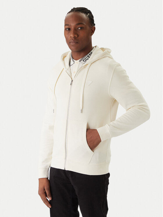 Guess Guess Sudadera M6RQ48 KCN01 Écru Regular Fit