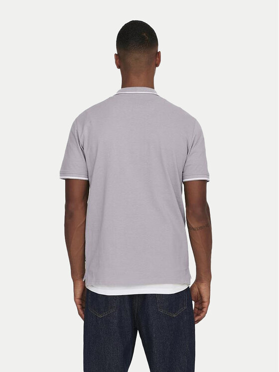 Only & Sons Only & Sons Поло Fletcher 22024827 Фіолетовий Regular Fit