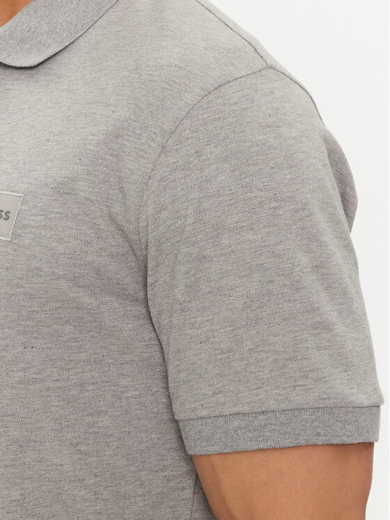 BOSS Boss Поло Passenger 50507803 Сірий Slim Fit
