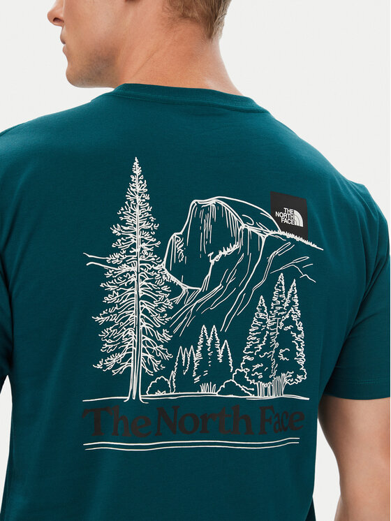 The North Face The North Face Camiseta Monte Reg Ss NF0A8JAV Verde Regular Fit
