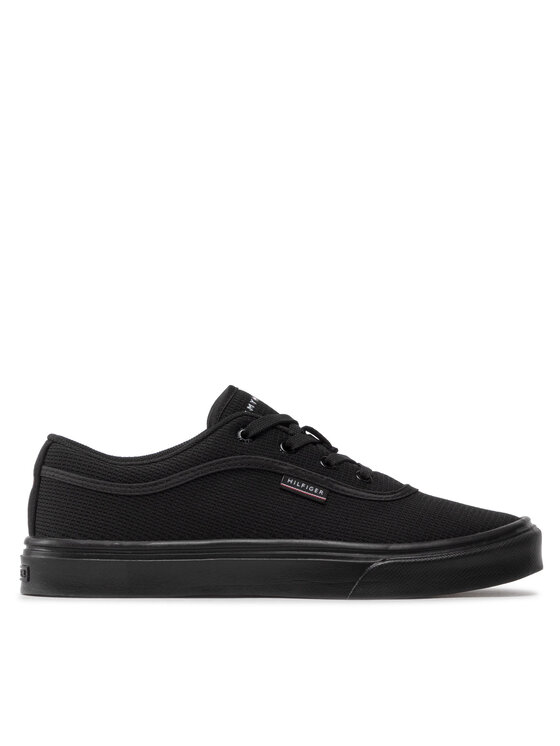 Tommy Hilfiger Zapatillas de tenis Tommy Hilfiger Core Lightweidht Waffle Mesh FM0FM04040 Negro