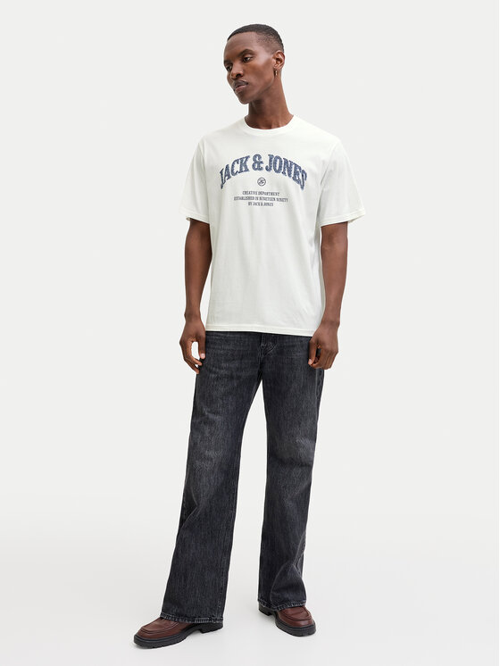 Jack & Jones Jack & Jones Camiseta Denver 12291213 Blanco Relaxed Fit