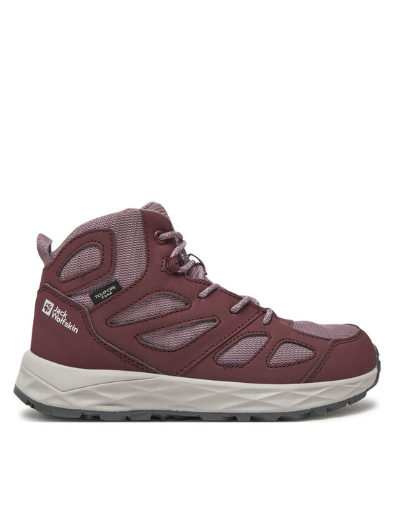Jack Wolfskin Трекінгові черевики Jack Wolfskin Woodland 2 Texapore Mid K 4059831 Фіолетовий