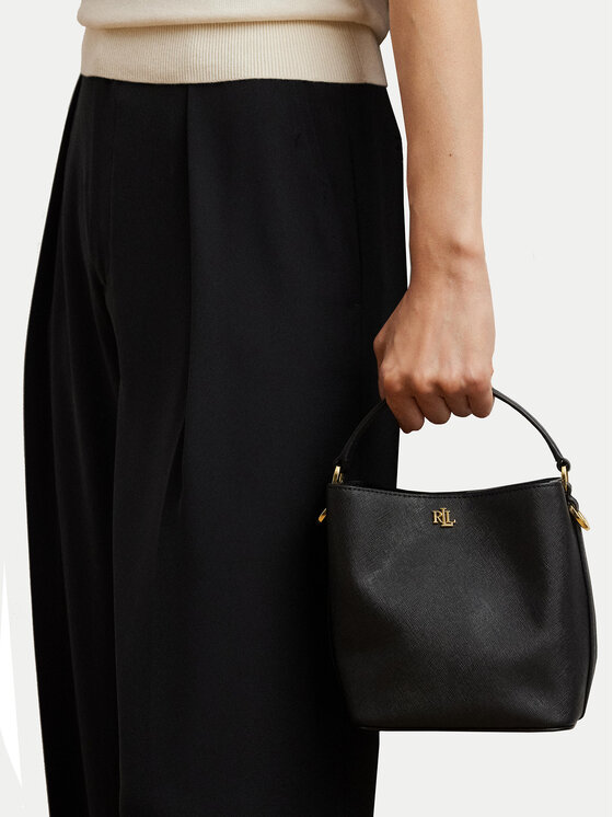 LAUREN RALPH LAUREN Ročna torba LAUREN RALPH LAUREN 431969365001 Črna