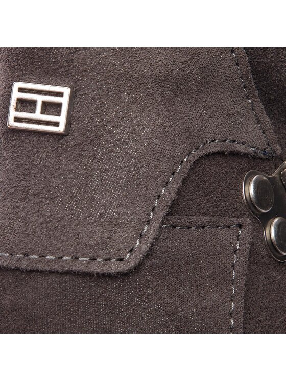 Tommy Hilfiger Trzewiki Tommy Hilfiger Cozy Warmlined Suede FW0FW03437 Szary