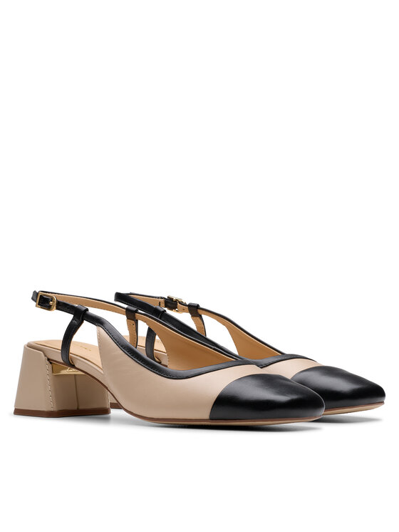 Clarks Lodičky Clarks Nyta45 Sling 26181321 Béžová