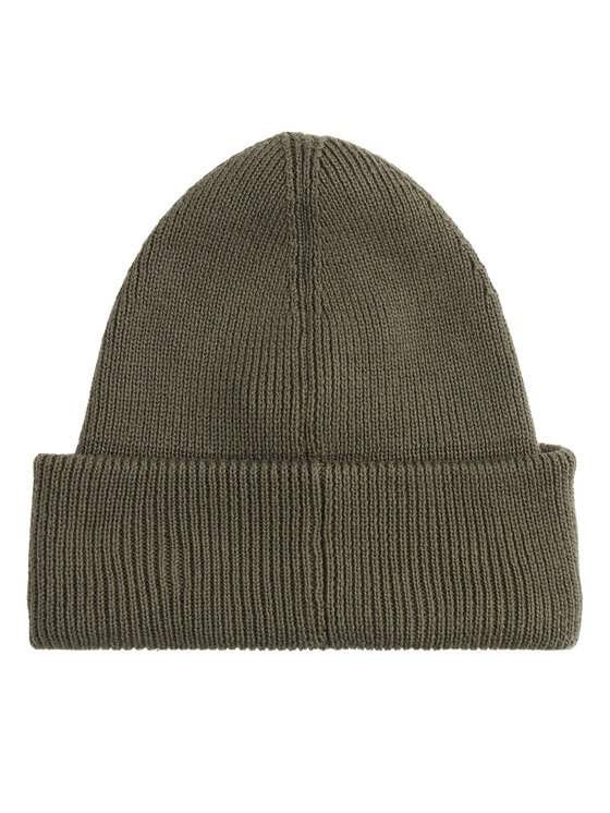 Tommy Jeans Cepure Tommy Jeans Tjm Linear Beanie AM0AM13666 Zaļš