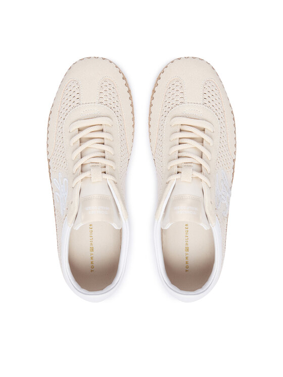 Tommy Hilfiger Espadrilky Tommy Hilfiger Th Heritage Rope Sneaker FW0FW09406 Béžová