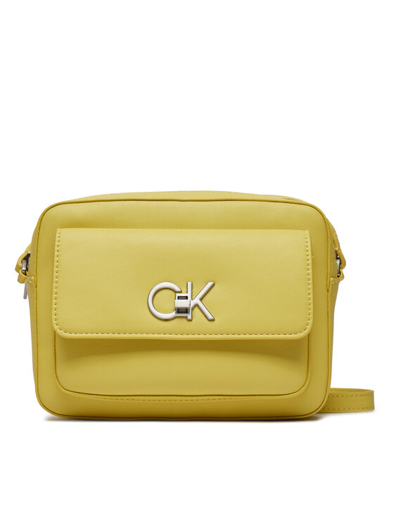 Calvin Klein Borsetta Calvin Klein Re-Lock Camera Bag W/Flap K60K611083 Giallo