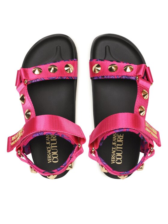 Versace Jeans Couture Sandály Versace Jeans Couture 74VA3SM2 ZS187 Růžová