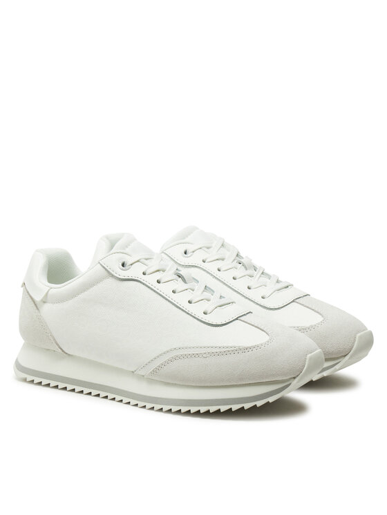Calvin Klein Superge Calvin Klein Runner Lace Up - Mono Mix HW0HW02294 Bela