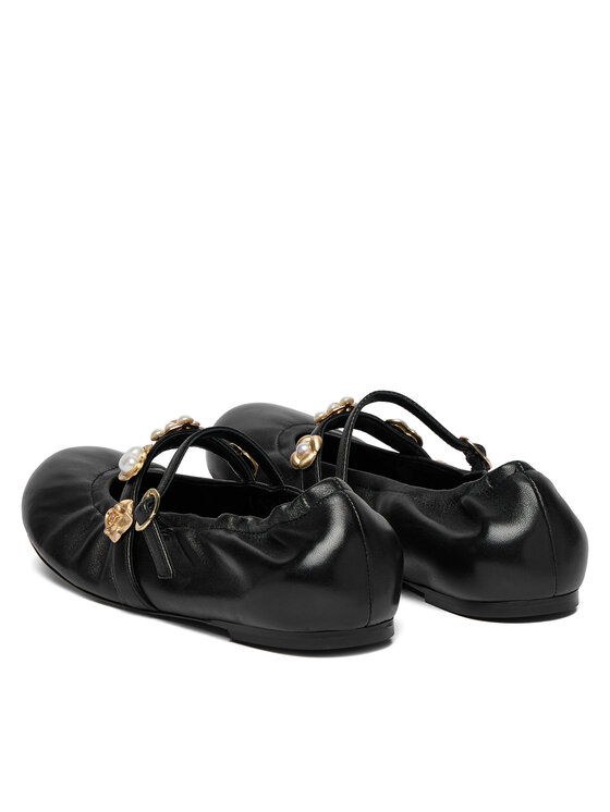 Stuart Weitzman Балетки Stuart Weitzman Socharming Mary Jane SN124 Чорний