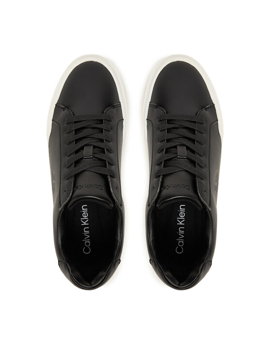 Calvin Klein Сникърси Calvin Klein Chunky Cupsole Laceup Lth Wn YW0YW01947 Черен