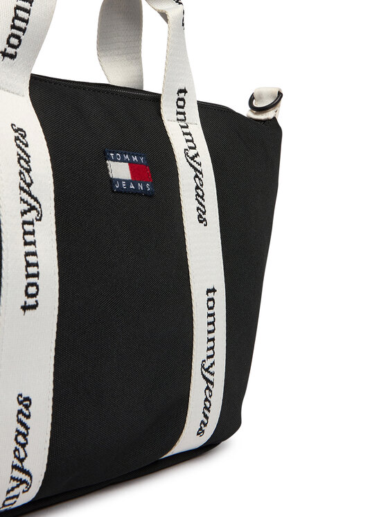 Tommy Jeans Rankinė Tommy Jeans Ess Daily Mini Tote AW0AW18460 Juoda
