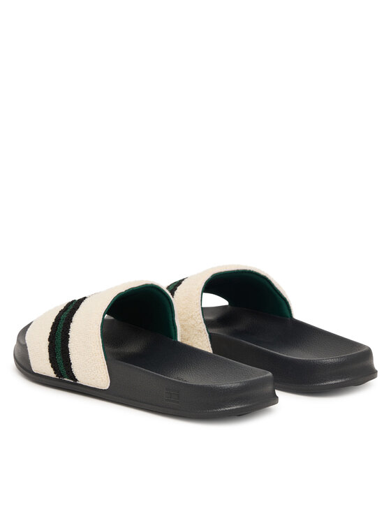 Tommy Hilfiger Natikače Tommy Hilfiger Hilfiger Towelling Pool Slide FM0FM06007 Krem