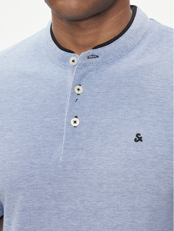 Jack & Jones Jack & Jones Поло Paulos 12199711 Голубий Slim Fit