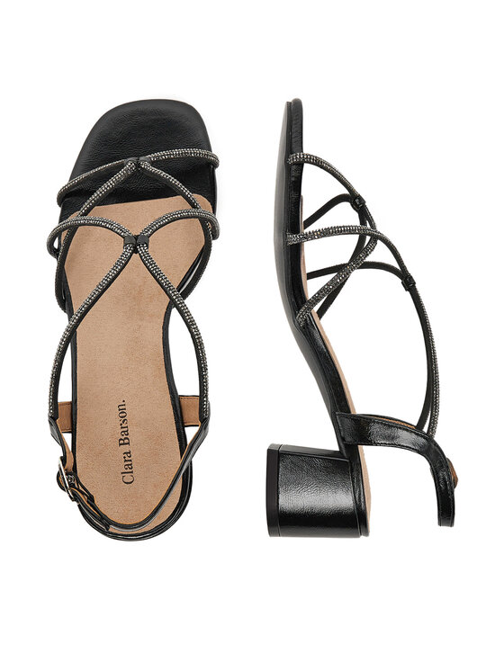 Clara Barson Босоніжки Clara Barson WS24055-03 Чорний