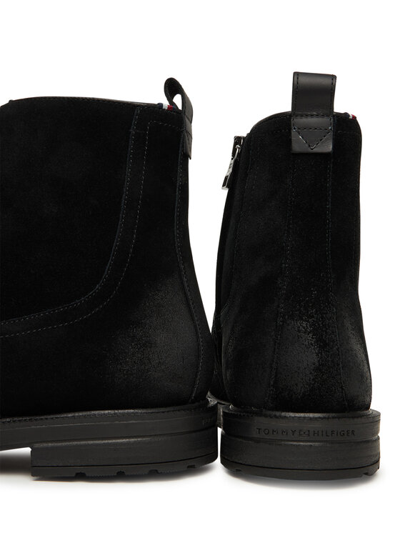 Tommy Hilfiger Šnurovacia obuv Tommy Hilfiger Cleated W Moc FM0FM05599 Čierna