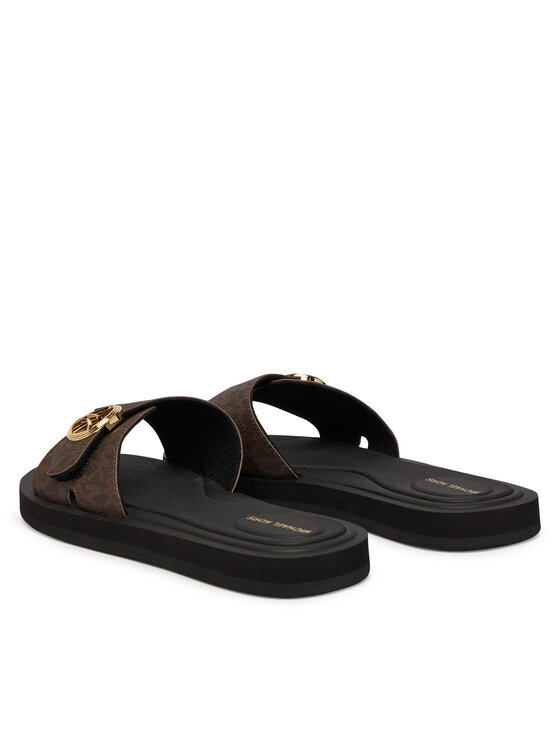 MICHAEL Michael Kors Klapki MICHAEL Michael Kors MK Pool 40R6MKFA1B Brązowy