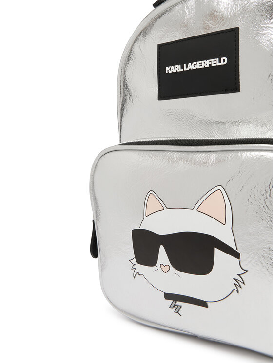 Karl Lagerfeld Kids Zaino Karl Lagerfeld Kids This Is St Tropez D3 Z31215 Argento