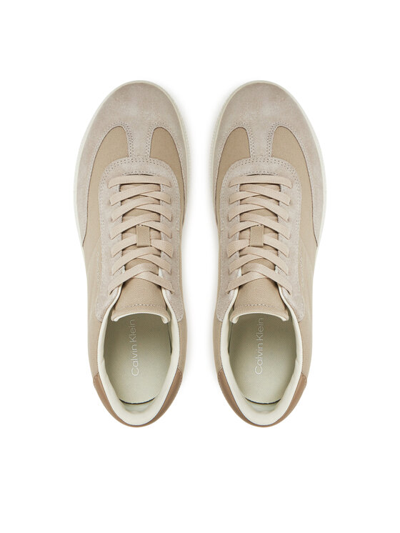 Calvin Klein Snīkeri Calvin Klein Low Top Lace Up Cv Mix HM0HM01724 Bēšs